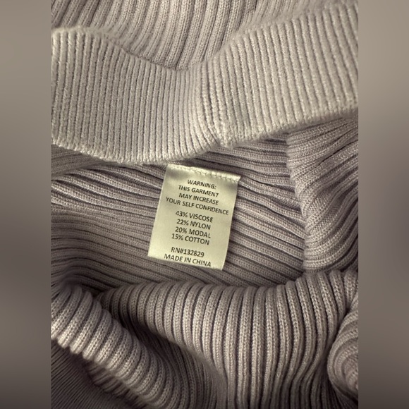 REVOLVE SONG OF STYLE Knit Bike Shorts. Lilac. Size S. - Picture 7 of 9